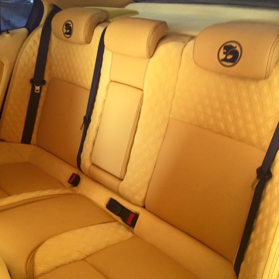 VF HSV GTS full retrim in yellow leather and suede-3